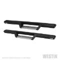 Picture of Westin 07-18 Jeep Wrangler JK 2dr- HDX Stainless Drop Nerf Step Bars - Tex- Blk