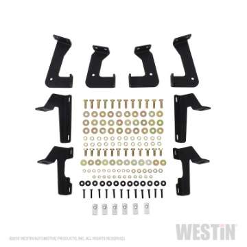 Picture of Westin 07-18 Jeep Wrangler JK 2dr- HDX Stainless Drop Nerf Step Bars - Tex- Blk