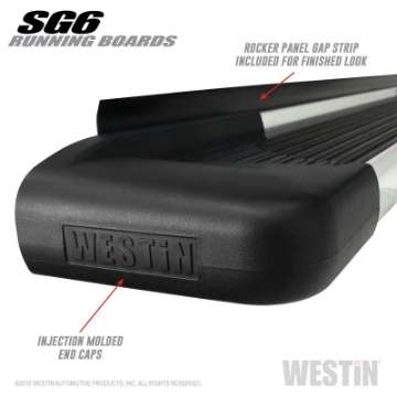 Picture of Westin Polished Aluminum Running Board 83 inches SG6 Running Boards - Polished