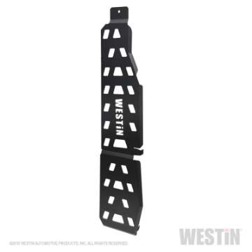 Picture of Westin 18-22 Jeep Wrangler JLU 4dr- Excl- 4xe Gas Tank Skid Plate - Tex- Blk