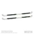 Picture of Westin 19-22 Chevrolet Silverado 1500 DC Platinum 4 Oval Nerf Step Bars - SS