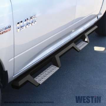 Picture of Westin 09-18 RAM 1500 Crew Cab HDX Stainless Drop Nerf Step Bars - Tex- Blk