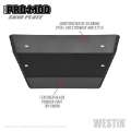 Picture of Westin 19-21 Chevrolet Silverado 1500 Outlaw-Pro-Mod Skid Plate - Tex- Blk