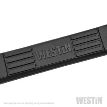 Picture of Westin 18-22 Jeep Wrangler JLU 4dr- E-Series 3 Nerf Step Bars - Tex- Blk