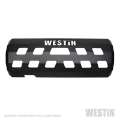 Picture of Westin 18-22 Jeep Wrangler JL Excl- 4xe Muffler Skid Plate - Tex- Blk