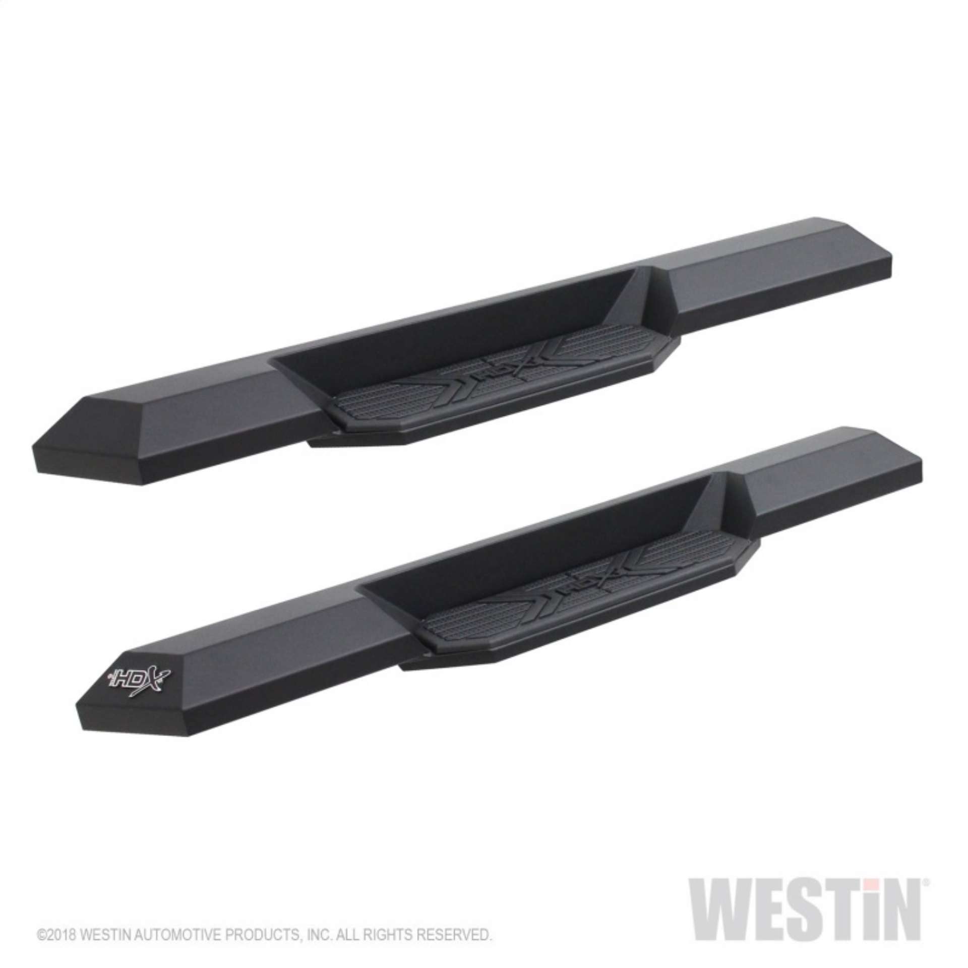 Picture of Westin 18-22 Jeep Wrangler JL 2dr HDX Xtreme Nerf Step Bars - Tex- Blk