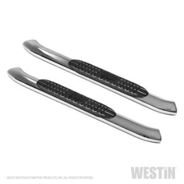 Picture of Westin 18-22 Jeep Wrangler JL 2dr PRO TRAXX 4 Oval Nerf Step Bars - SS