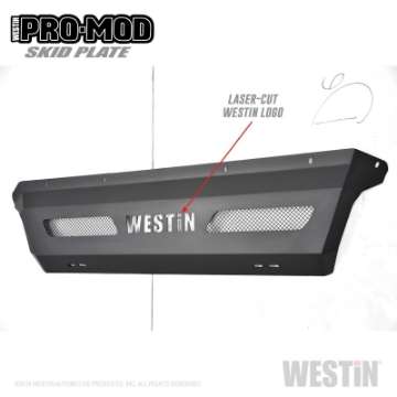 Picture of Westin 11-16 Ford F-250-350-450-550 Pro-Mod Skid Plate - Tex- Blk