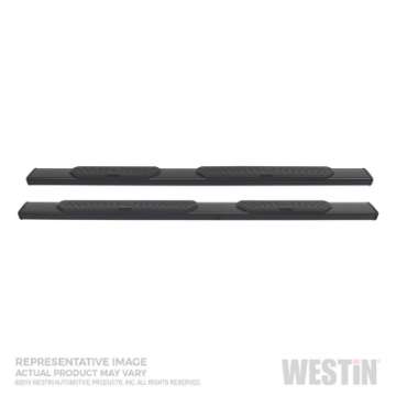 Picture of Westin 19-22 Chevrolet Silverado 1500 DC R5 Nerf Step Bars - Blk