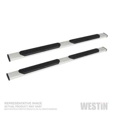 Picture of Westin 19-22 Chevrolet Silverado 1500 DC R5 Nerf Step Bars - SS