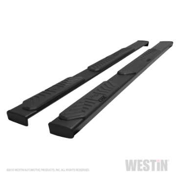 Picture of Westin 18-22 Jeep Wrangler JLU 4dr R5 Nerf Step Bars - Tex- Blk