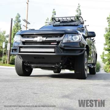 Picture of Westin 15-20 Chevrolet Colorado Outlaw Front Bumper - Tex- Blk