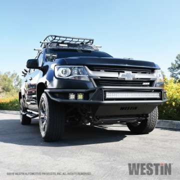 Picture of Westin 15-20 Chevrolet Colorado Outlaw Front Bumper - Tex- Blk