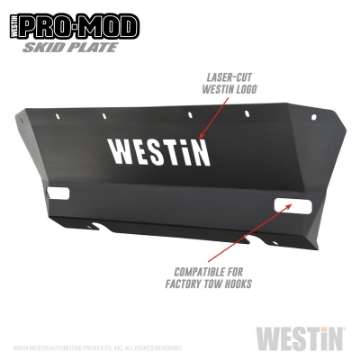 Picture of Westin 15-20 Chevrolet Colorado Pro-Mod Skid Plate - Tex- Blk