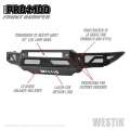 Picture of Westin 19-21 Ford Ranger Pro-Mod Front Bumper - Tex- Blk