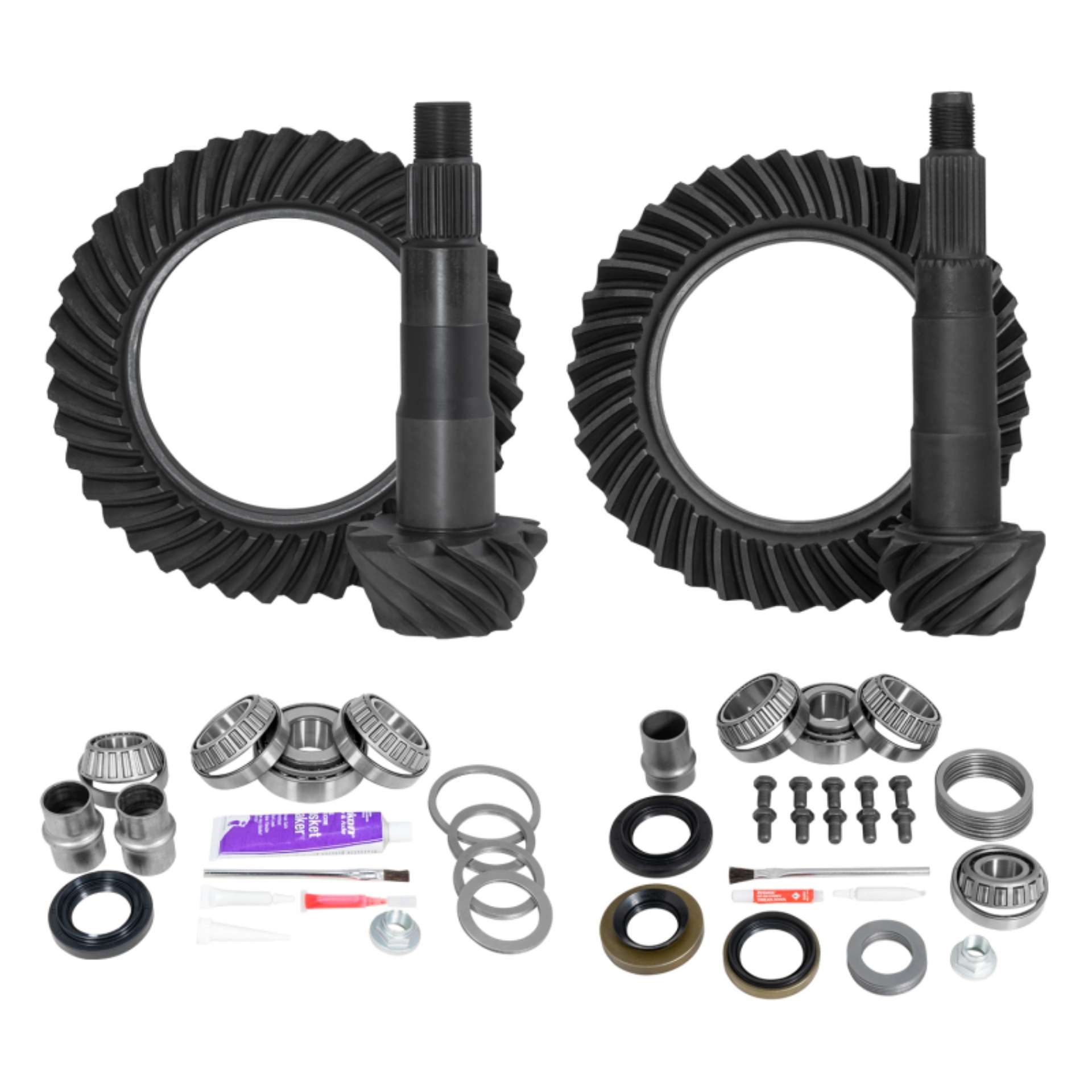 Picture of Yukon Gear Ring & Pinion Gear Kit Pkg F&R w-Install Kits Toyota 8-4-7-5R Diff 4-56 Ratio