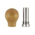 Picture of Mishimoto Round Steel Core Wood Shift Knob - Beech