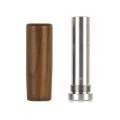 Picture of Mishimoto Tall Steel Core Wood Shift Knob - Walnut