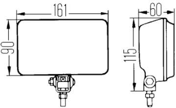 Picture of Hella Headlamp ZFH 0-180GR SW MK MGS12 1FB