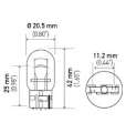 Picture of Hella Bulb 7443 12V 21-5W W3X16q T6-5