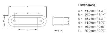 Picture of Hella Step Lamp 1X2 BLUE MD12-24 SS RIM 2XT