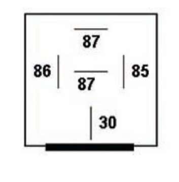 Picture of Hella RELAY MINI ISO 5P 12V SPST D87 DIO BKT