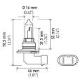 Picture of Hella Bulb 9005-HB3 12V 65W P20d T4