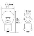 Picture of Hella Bulb 93 12V 13W BA15s S8