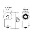 Picture of Hella Bulb 5637 24V 10W BA15s B6