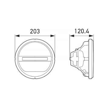 Picture of Hella Headlamp INSERT GR 1F8