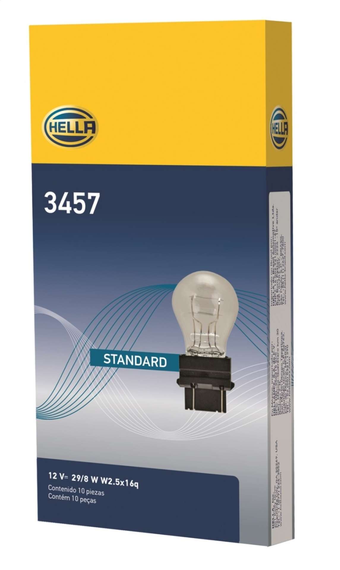 Picture of Hella Bulb 3457 12V 29-8W W3x16q S8