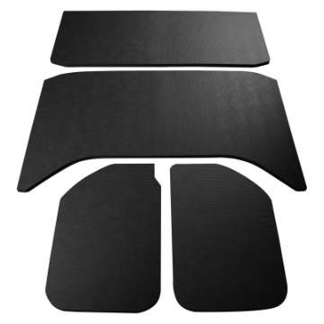 Picture of DEI 11-18 Jeep Wrangler JK 4-Door Boom Mat Headliner - 4 Piece - Black Leather Look