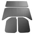 Picture of DEI 11-18 Jeep Wrangler JK 4-Door Boom Mat Headliner - 4 Piece - Gray Leather Look