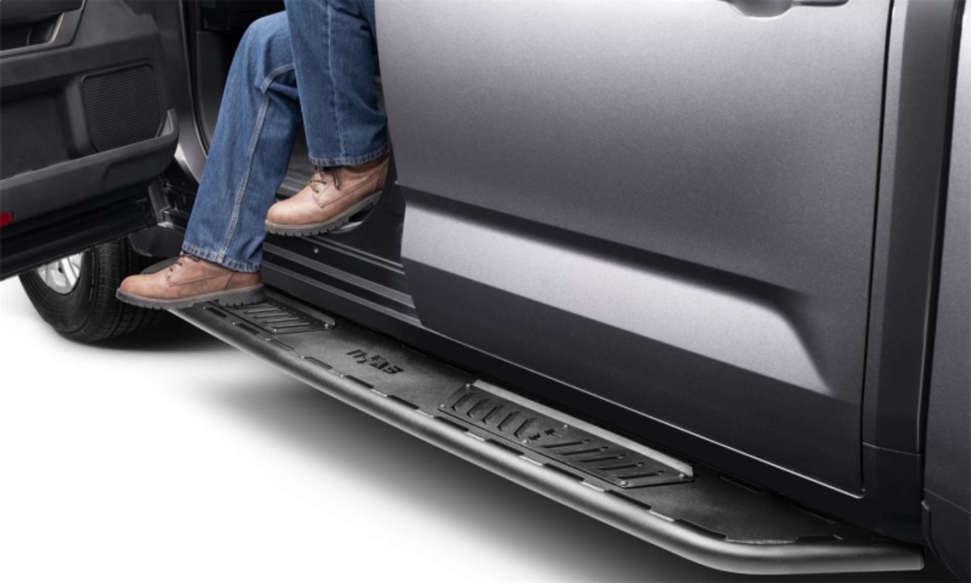 Picture of N-FAB 2022 Toyota Tundra CrewMax Roan Running Boards - Textured Black