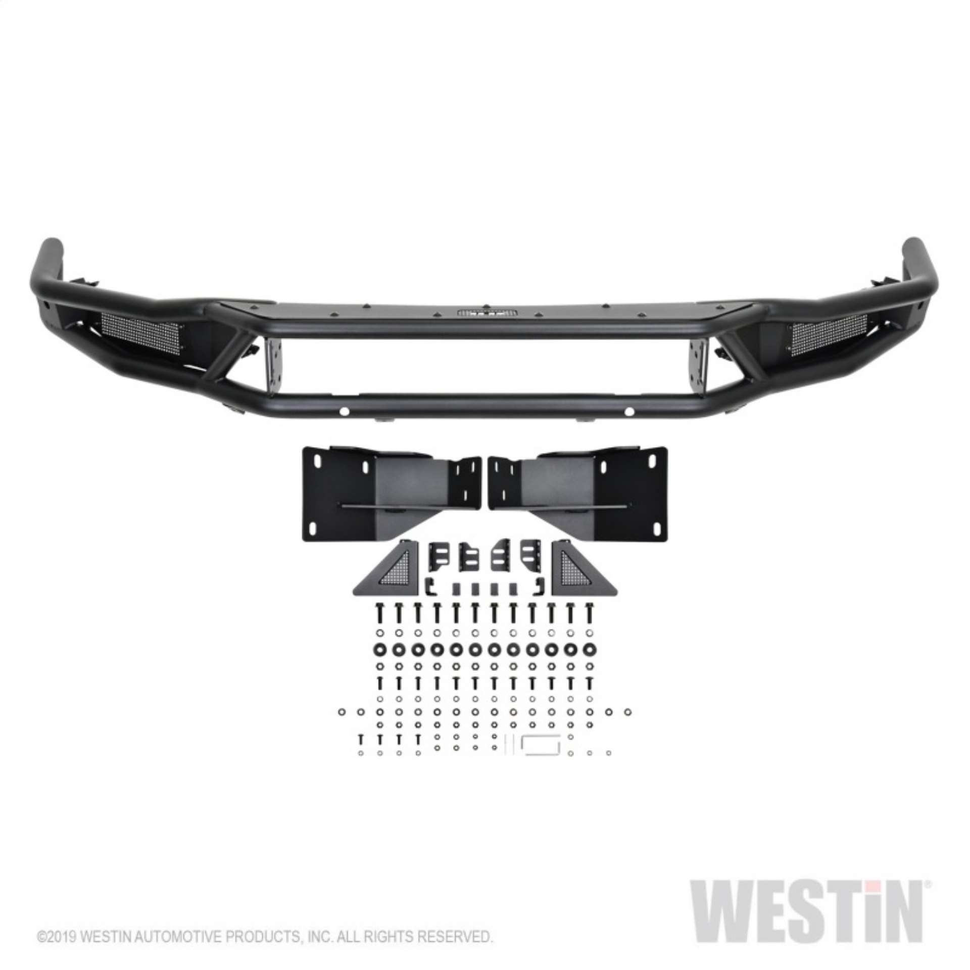 Picture of Westin 2019-2022 Ram 1500  Classic Outlaw Front Bumper - Textured Black