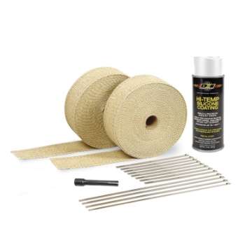 Picture of DEI Exhaust Wrap Kit - Tan Wrap and White HT