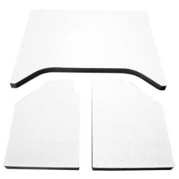 Picture of DEI 07-10 Jeep Wrangler JK 2-Door Boom Mat Headliner - 3 Piece - White