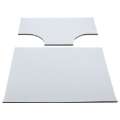 Picture of DEI 03-06 Jeep Wrangler TJ 2-Door w-Speaker Pods Boom Mat Headliner - 2 Piece - White