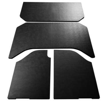 Picture of DEI 07-10 Jeep Wrangler JK 4-Door Boom Mat Headliner - 4 Piece - Black Leather Look