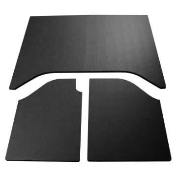 Picture of DEI 07-10 Jeep Wrangler JK 2-Door Boom Mat Headliner - 3 Piece - Black Leather Look