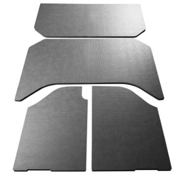 Picture of DEI 07-10 Jeep Wrangler JK 4-Door Boom Mat Headliner - 4 Piece - Gray Leather Look