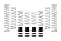 Picture of Eibach 2016 Yamaha YXZ1000R Base-SE Fox Pro-UTV Stage 3 Performance Spring System Set Of 8 Springs