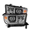 Picture of AlphaRex 07-13 Toyota Tundra - 08-17 Sequoia PRO-Series Projector Headlights Chrome w-Seq- Sig- + DR