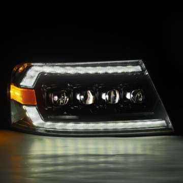 Picture of AlphaRex 04-08 Ford F-150 No 2004 Heritage NOVA-Series LED Proj HL Chrome w-Actv Light - Seq- Sig