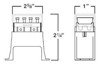 Picture of Hella Fuse Box 4 Way Axial Single