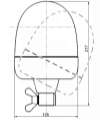 Picture of Hella Identification Lamp Rotating Beacon 2Rl