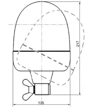 Picture of Hella Identification Lamp Rotating Beacon 2Rl