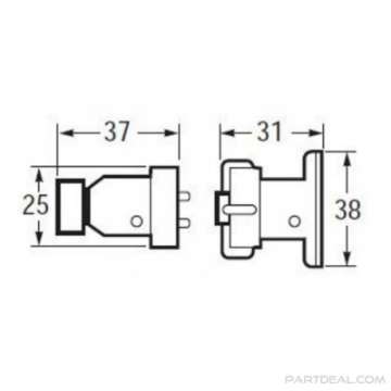 Picture of Hella Plug - Socket 3Pole