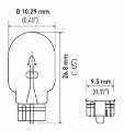 Picture of Hella Bulb 2821 12V 3W W21X95D T325 E1 2