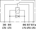 Picture of Hella Relay 12V 20-40A Spdt Dio